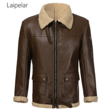 Load image into Gallery viewer, Laipelar Style Winter New Design Men's Faux Leather Jacket Personality Fashion Casual Full Solid Street Personality Coat Jackets